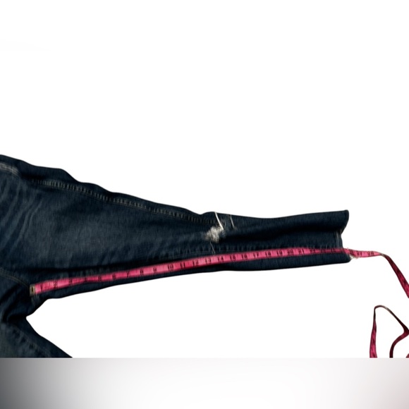 Good American Good Curve High Waist Raw Hem Straight Leg Jeans Womens 4/27 - Picture 7 of 7